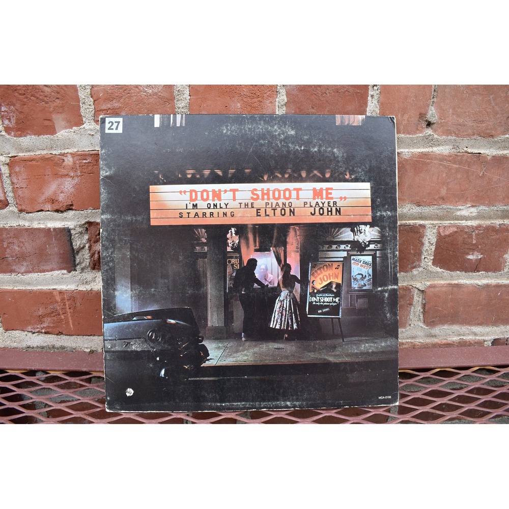 Elton John Don't Shoot Me I'm Only The Piano Player 1972 Vinyl LP MCA-2100